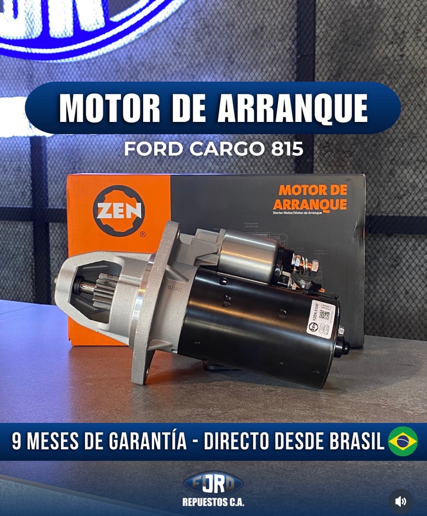 ARRANQUE DE MOTOR CARGO 815 / 816 12V ORIGINAL