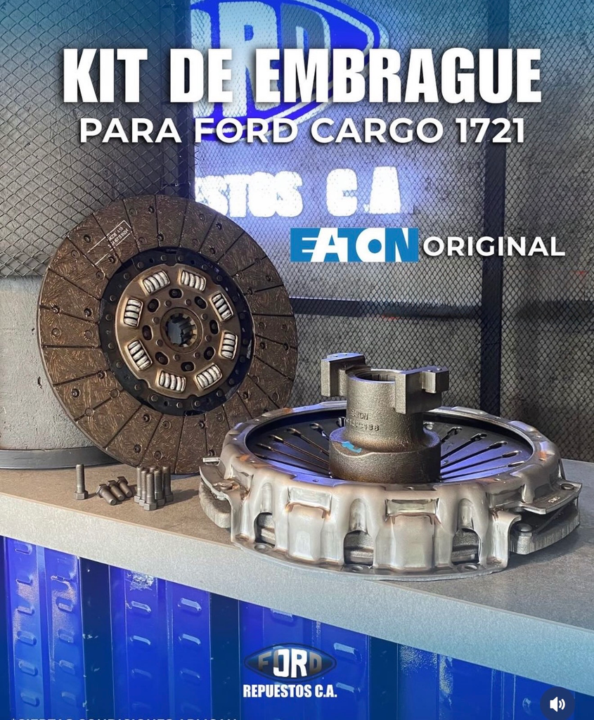 KIT DE EMBRAGUE CARGO 1721 EATON ORIGINAL