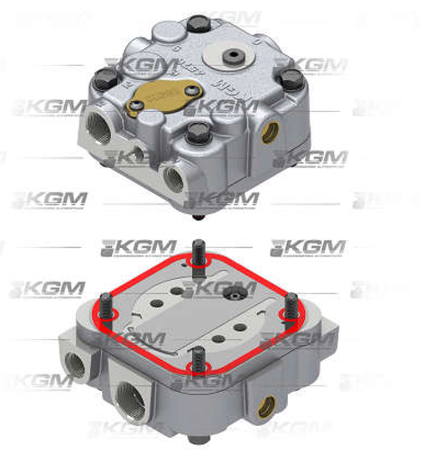[251350/GEN1] KIT DE CAMARA COMPL.  COMPRESOR DE FRENO CARGO 815 816 ORIG KGM RASIL